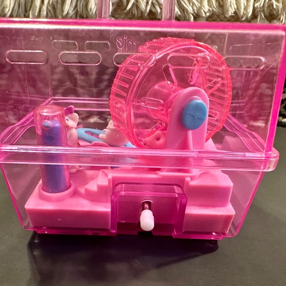 Barbie Doll Pet Hamster Cage Wind Up Toy 1995 - Still Works! - Picture 3 of 3